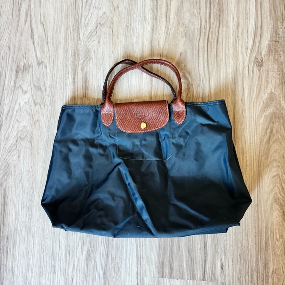 Longchamp tote in grey - Picture 1 of 5